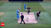 Watch: One of the most bizarre dismissals in cricket | Cricket News - Times of India