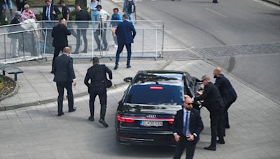 Slovakian prime minister Robert Fico shot and rushed to hospital after ‘attempted assassination’