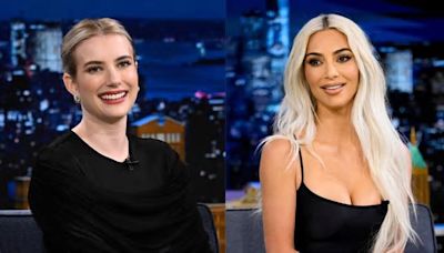 Emma Roberts revela lo más difícil que vivió al besar a Kim Kardashian