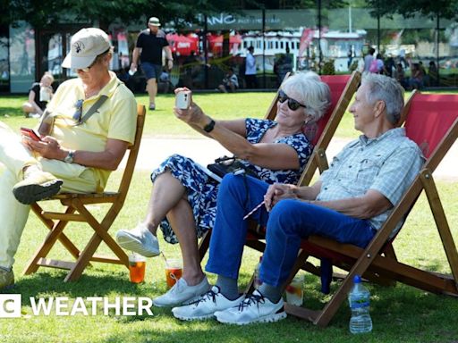 UK's hottest day of the year so far