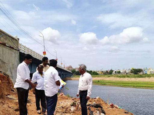 Foundation test for new Cauvery bridge begins near Srirangam | Trichy News - Times of India