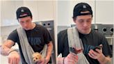 Brooklyn Beckham mocked after fans spot bizarre cooking technique: ‘Cork in your pot & dog hair about to join’