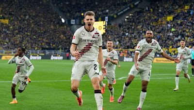 Leverkusen se salva por poco y mantiene intacta su racha sin perder con empate 1-1 ante el Dortmund