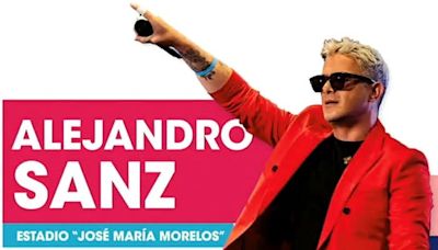 Alejandro Sanz, concierto gratis el 10 de mayo en Michoacán