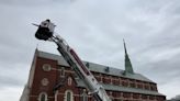 ‘Help this bird’: Firefighters rescue seagull impaled on Lynn church roof on Good Friday