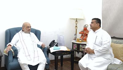 Suvendu Adhikari meets Amit Shah, apprises him of deteriorating women's security situation in West Bengal