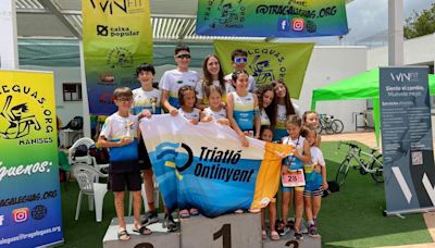 La Escola de Triatló Ontinyent consigue cinco pódiums en Manises