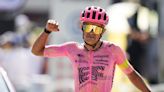 Richard Carapaz rides clear to win stage 17 of Tour de France
