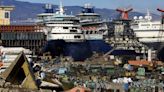 Cruise line companies sell massive multimillion dollar ships for scrap overseas. Here's a look inside ship-breaking yards.