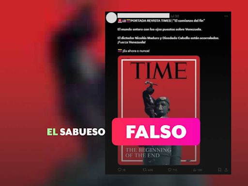 La revista Time no publicó esta portada sobre las protestas en Venezuela tras las elecciones