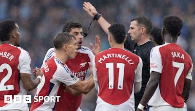 Leandro Trossard: Arsenal midfielder's red card against Manchester City was correct, says KMI panel