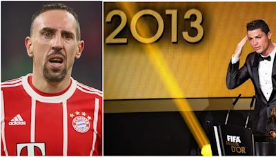 Franck Ribery has a conspiracy theory as to why Cristiano Ronaldo beat him to 2013 Ballon d'Or