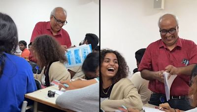 Hyderabad professor refuses to fall for students’ prank in hilarious video: ‘Hehe mujhe maalum hai’