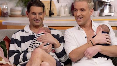 Same-sex TV couple who splashed £250k on surrogate sent death threats