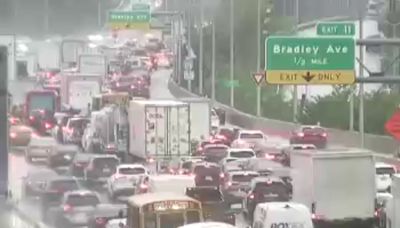 Vehicle collision on Staten Island Expressway closes multiple lanes, stalls traffic