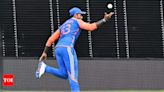 Rohit pulls off Suryakumar Yadav-like heart-stopping catch - WATCH | Cricket News - Times of India