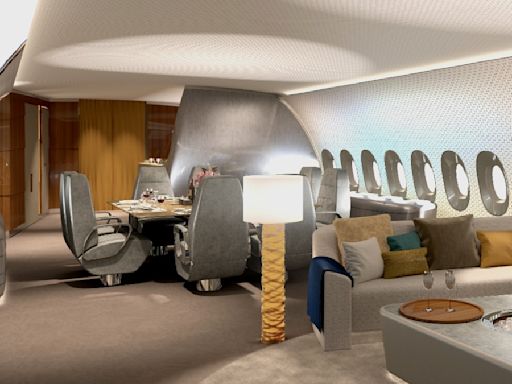 From Swanky Lounges to Spacious Showers: 6 Private Jet Interiors That Are Like Penthouses in the Sky