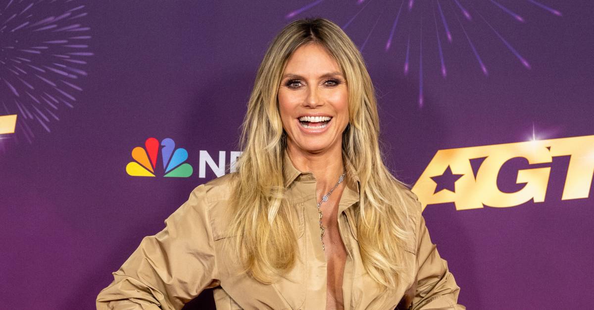 Fans Gush Over 'Breathtaking' Heidi Klum as She Rocks Busty Off-the-Shoulder Satin Dress in New Videos