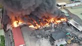 佳里塑膠工廠火警 消防局出動56車115人及無人機救火