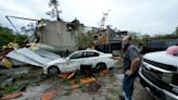 Destructive storms are sweeping the South, producing tornadoes and flooding