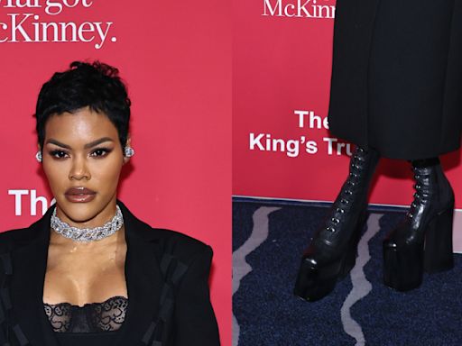 Teyana Taylor Goes Monochromatic With Marc Jacobs Kiki Boots at The King’s Trust Gala