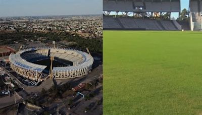 Cómo evoluciona el campo de juego del estadio Mario Alberto Kempes para el Superclásico entre Boca y River