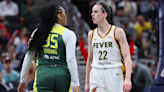 Caitlin Clark picks up another technical foul in Fever's loss to Storm; USC's JuJu Watkins calls her 'a dawg'