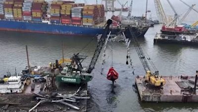 Dramatic video shows why Dali's removal from Key Bridge collapse site has been pushed back to next week