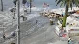 Majorca hit by ‘tsunami’ with mega wave swallowing streets in tourist area