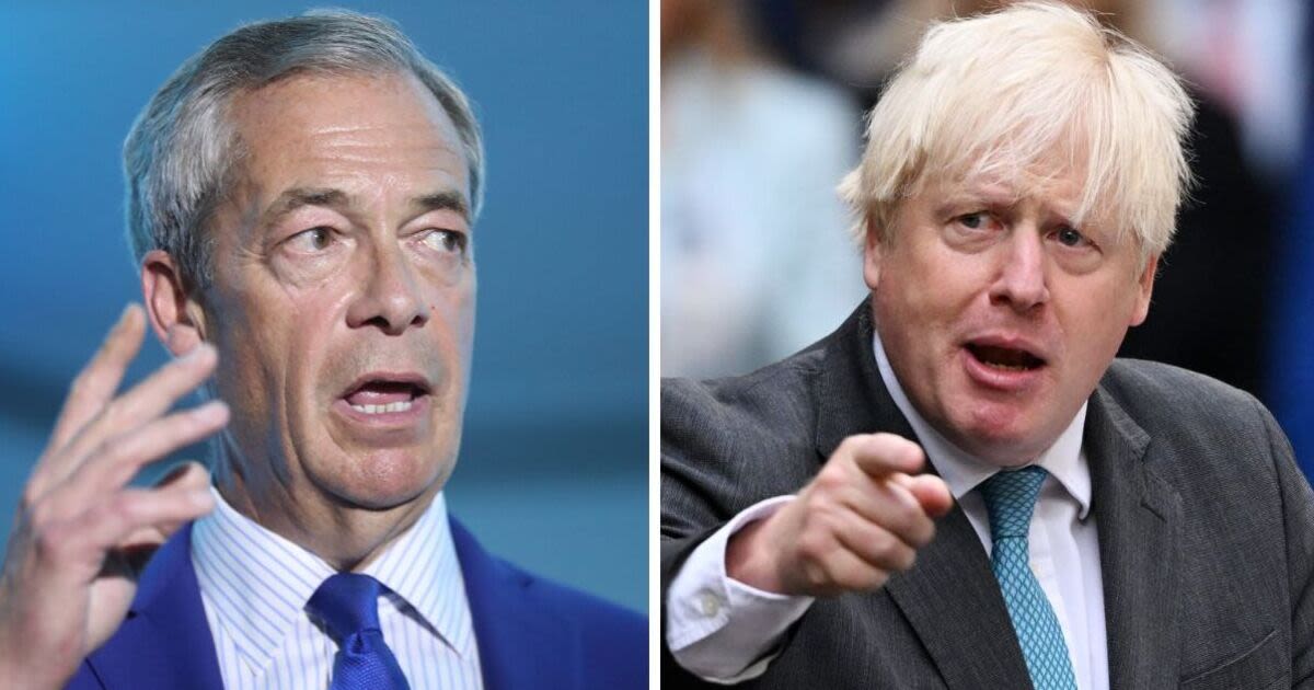 Boris Johnson furiously hits out at Nigel Farage in row over Ukraine comments