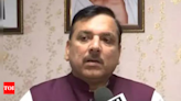 'Responsibility of Delhi LG to take action': AAP MP Sanjay Singh on coaching centre flooding | India News - Times of India