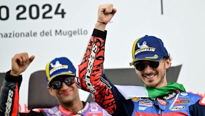 Title rivals Martin and Bagnaia set for duel at MotoGP's 'Cathedral'