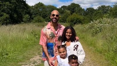 Rochelle Humes' 'heart burst' as she shares truth about husband Marvin as he's seen with their children