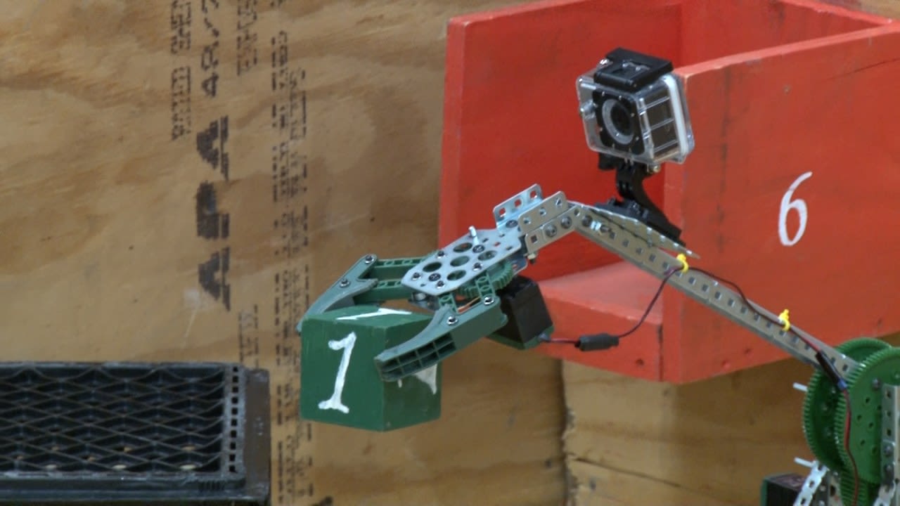 Local high schoolers gear up robots for the Sea, Air and Land Challenge