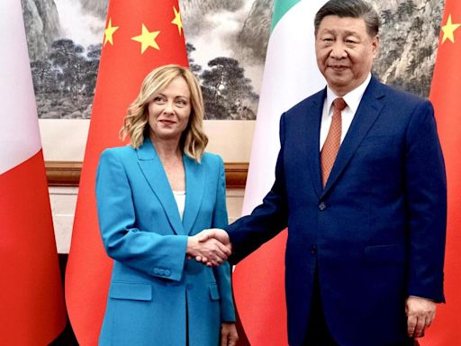 Meeting in Beijing, China's Xi and Italy's Meloni discuss conflicts