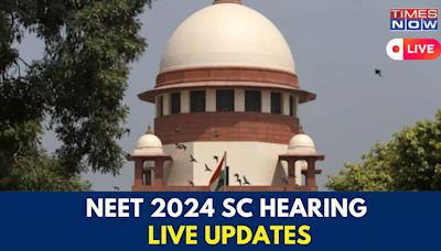 NEET 2024 Live: Supreme Court Hearing on NEET UG Cancellation Today from 10:30 AM, What To Expect