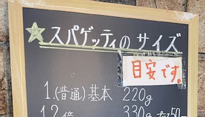 這是數學？名古屋餐廳「1.5倍等於2倍份量」 作家稱在地常識