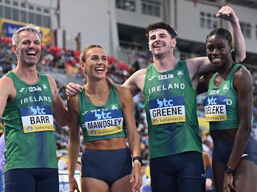 Magnificent bronze for Irish mixed relay squad