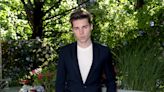 Nolan Gerard Funk Discusses Neckwear at Delvaux Party