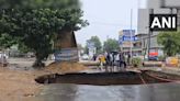 Video: Ahmedabad Road Caves In After Heavy Rain