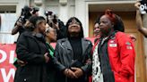 Charity boss at centre of royal race row Ngozi Fulani stands with Diane Abbott