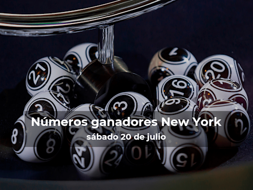 Lotería de Nueva York en vivo: resultados y ganadores del sábado 20 de julio de 2024 - El Diario NY