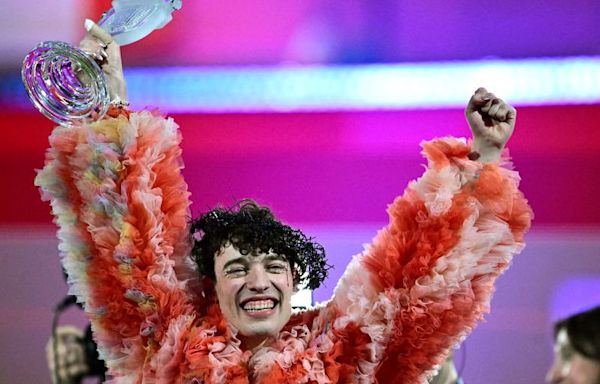 Eurovision winner Nemo breaks trophy minutes after being crowned