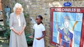 Camilla's brilliant six-word reply after children show her a mosaic of Charles