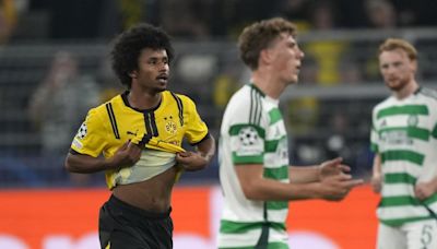 El Dortmund aplasta al Celtic y se pone líder con recital goleador de Adeyemi