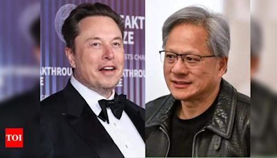 Nvidia CEO Jensen Huang says he has cleaned “a lot of” toilets: Elon Musk responds - Times of India