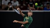 Top-ranked boys tennis player rolls into semis with a point to make