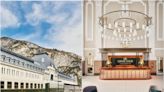 This enormous former railway station once called the 'Titanic of the mountains' is now a luxury hotel. Check it out.