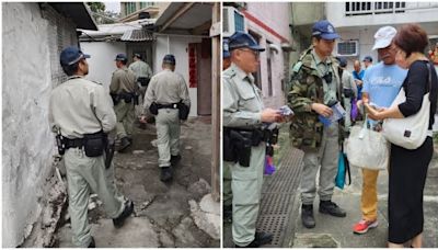 西貢警跨部門反爆竊 巡黑點搜人蛇加強警民合作