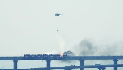 Crimea rocked by explosions as bridge shut: reports